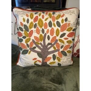 425 South Los Angeles Decorative Pillow Tree Of Life Embroidered Forest Boho‎